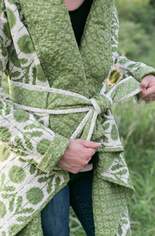 Cozy Cascade - Quilted Cardigan Pattern