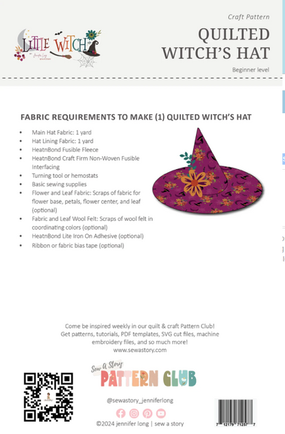 Quilted Witch's Hat