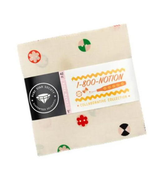 1 800 Notion Charm Pack RS5207PP Ruby Star Precut#1