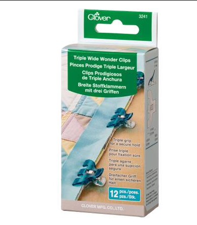 Triple Wide Wonder Clips 12pc