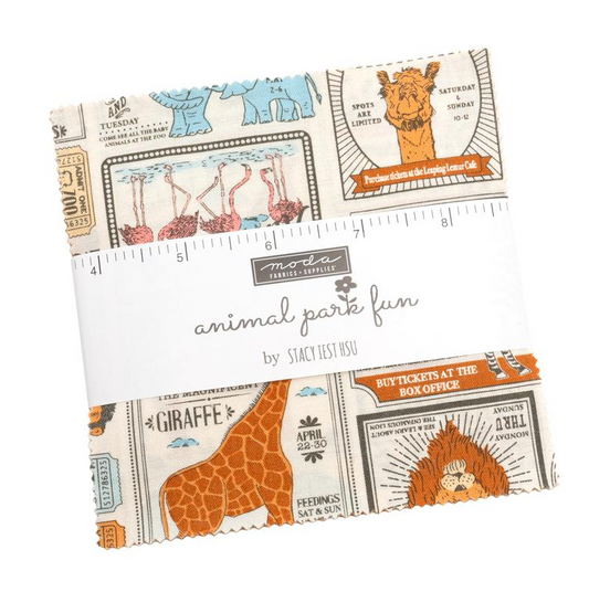 Animal Park Fun Charm Pack 20960PP Moda Precuts#1