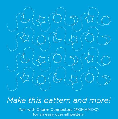 Amanda Murphy 4.5 in Sky Charms Longarm Quilting Rulers