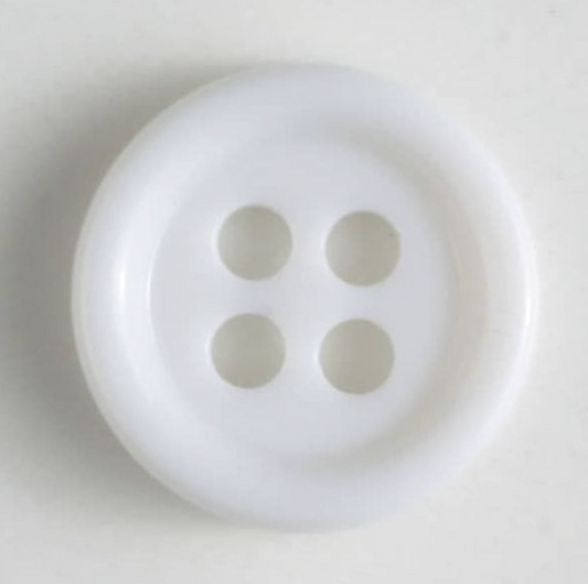 Polyamid Button White