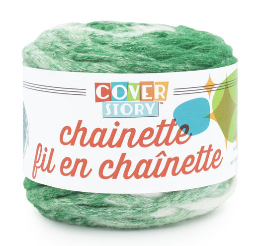Chainette Kelly Green Yarn