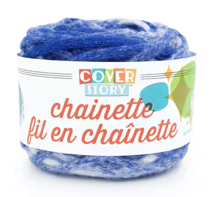 Chainette Royal Blue Yarn