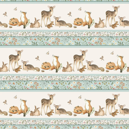 Woodland Heart Border Stripe