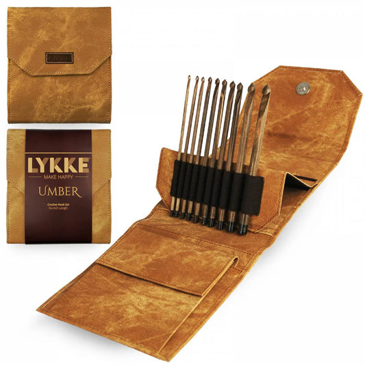 LYKKE Umber 6" Interchangeable Crochet Hook Set