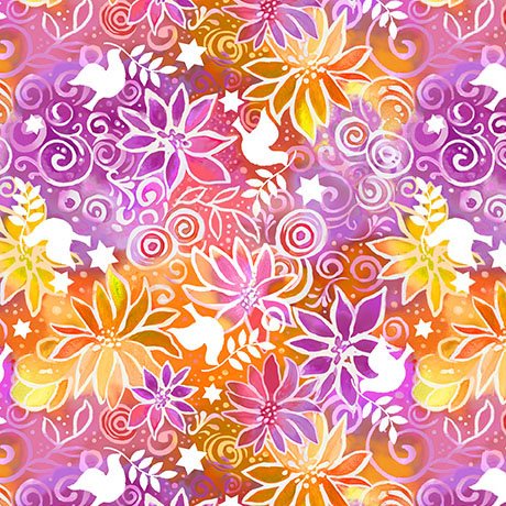 Happy Festival Lights Pink