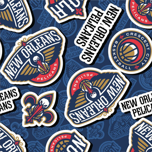 New Orleans Pelicans Sticker Toss
