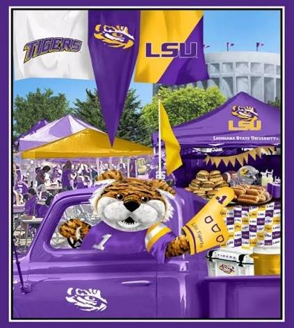 LSU Tailgate Panel
