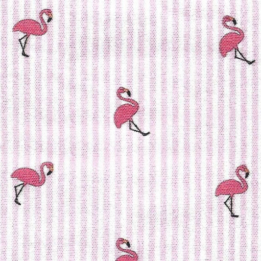 Pink Flamingo Stripe 60" #2713
